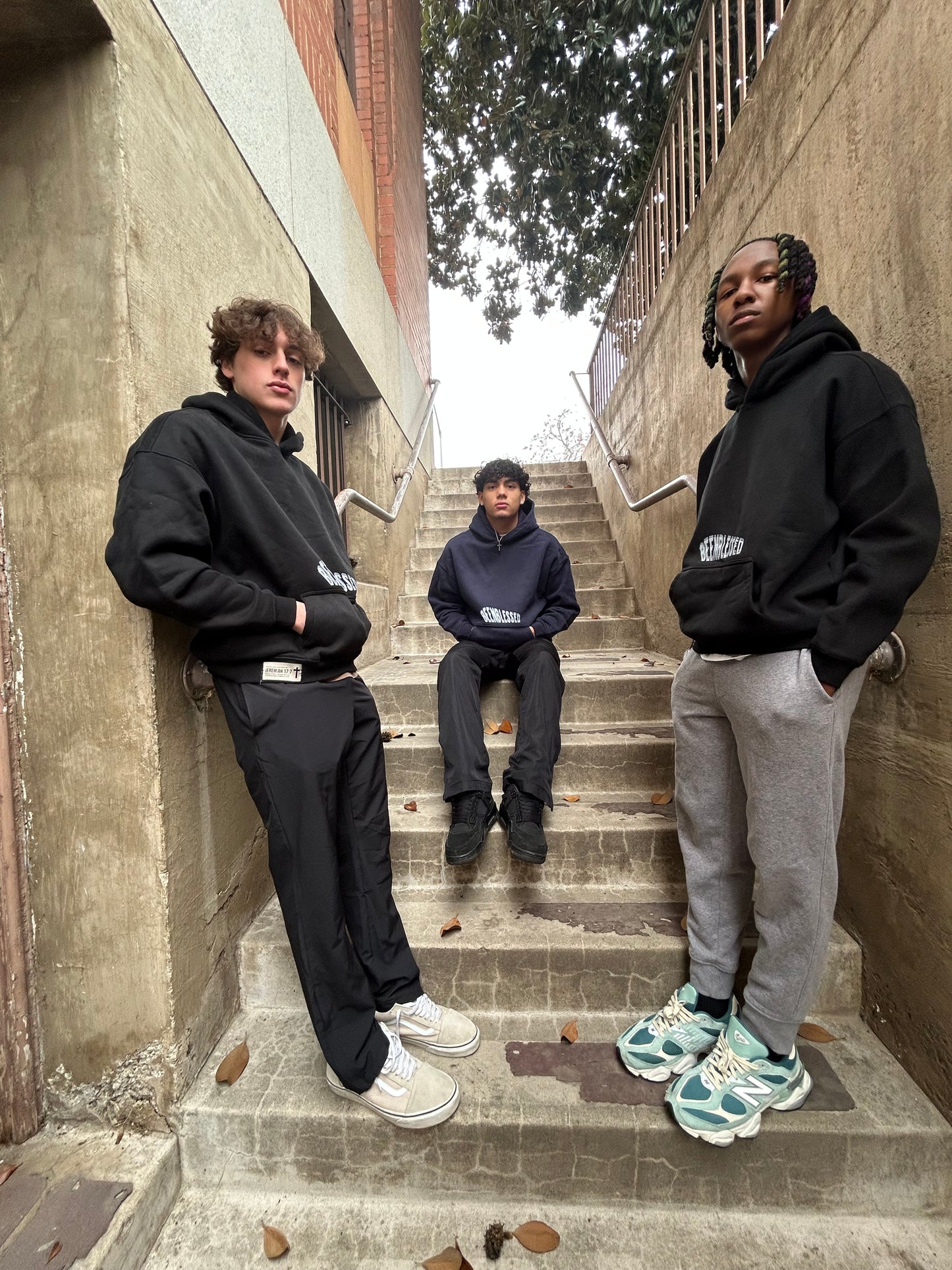 Black Wavy Beenblessed Hoodie